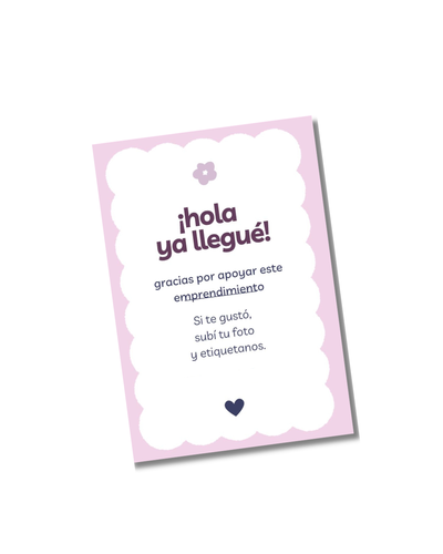 Postales Hola llegué!