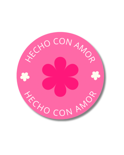 stickers hecho con amor