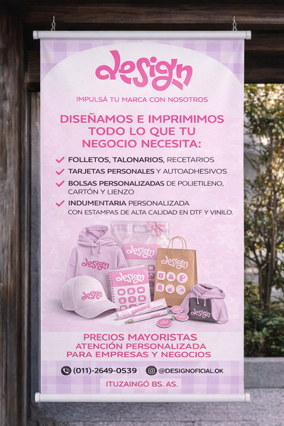 Banner personalizado 50x1,50