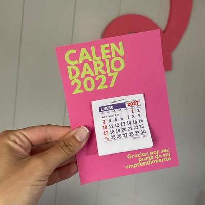 Combo calendarios x25 Unidades fucsia