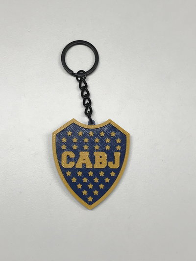 Llavero escudo BOCA