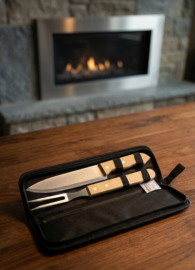 Juego de Asado de Dos Piezas (Cuchillo y Tenedor)