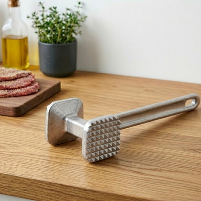 Martillo Ablandador de Carne – Fundición de Aluminio (19,5 cm)