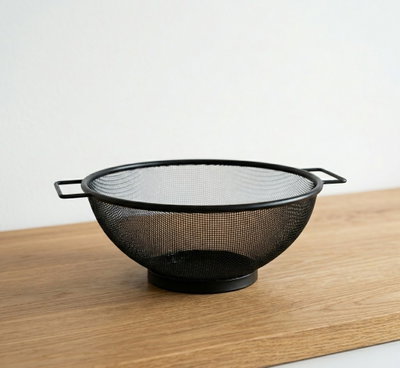 Colador de Cocina Negro 26cm
