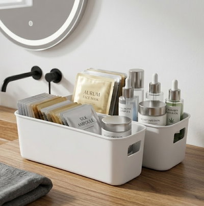 Contenedor Organizador Multiuso – Formato Alargado Compacto