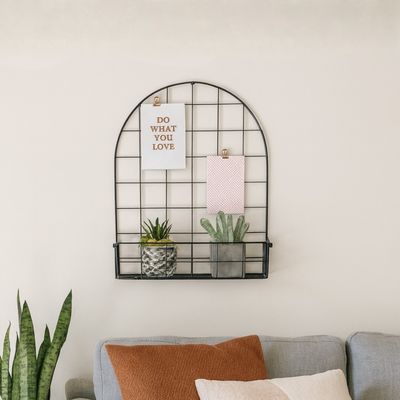 Estante de Pared Metálico Red con Canasto Integrado