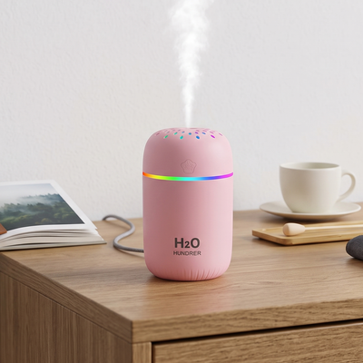 Humidificador Difusor de Aroma con Luces LED Nocturnas