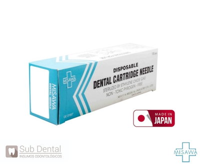 AGUJAS PARA CARPULE X 100 UNIDADES – MISAWA