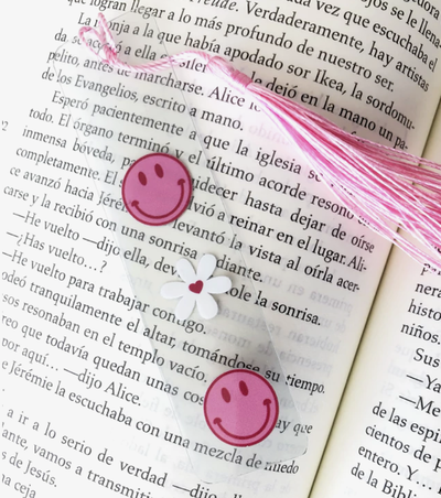 Señalador smily ROSA