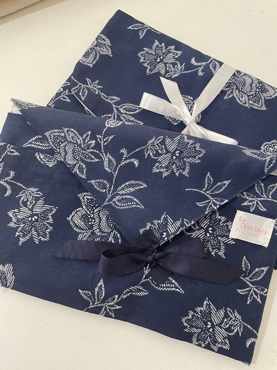 Cubre libro - Sobre lazo azul