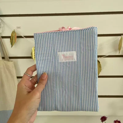 Cubre Kindle - Grande rayas celeste