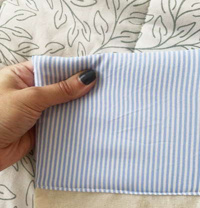 Tote Bag - moños celestes