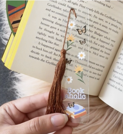 Señalador Bookaholic