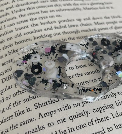 Anillo Corazón Negro