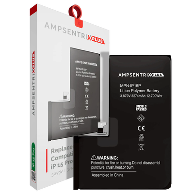 Batería iPhone 15 Pro – AmpSentrix Plus