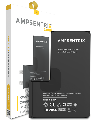 Batería Core iPhone 15 Pro Max – AmpSentrix Core