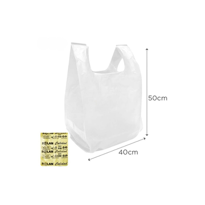 Bolsas Camiseta Funda Amarilla Calidad 4900 40×50 Rolan