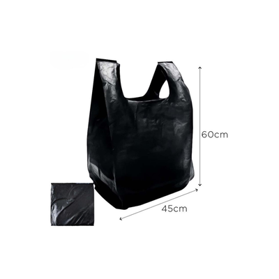 Bolsa Camiseta 45X60 NEGRA 