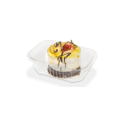 Bandeja Descartable Rectangular Bandex 102 Pet X 100 Un.