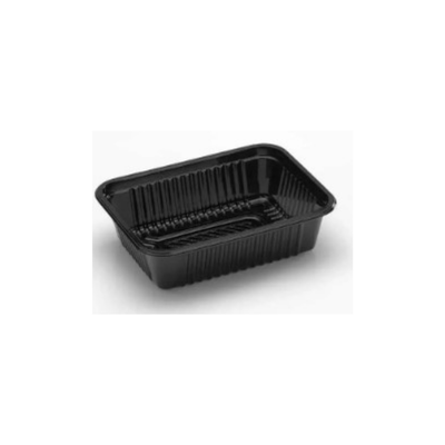 Bandejas Descartables Negra 103 Pet x100uni