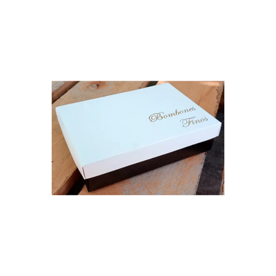 Bombonera de 1/8KG Tapa Blanca  X10uni