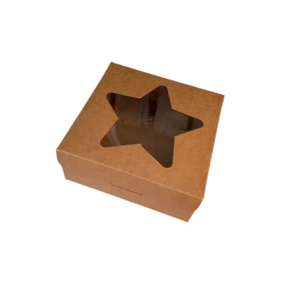 Caja Multiuso ESTRELLA KRAFT 12X12X5  X10Uni