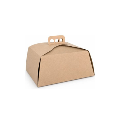 Caja Maletin Torta KRAFT 25x25x15  