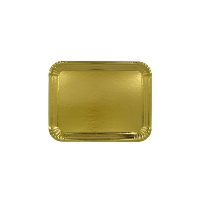 Bandeja De Cartón Dorado 2kg 