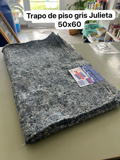 TRAPO DE PISO GRIS JULIETA