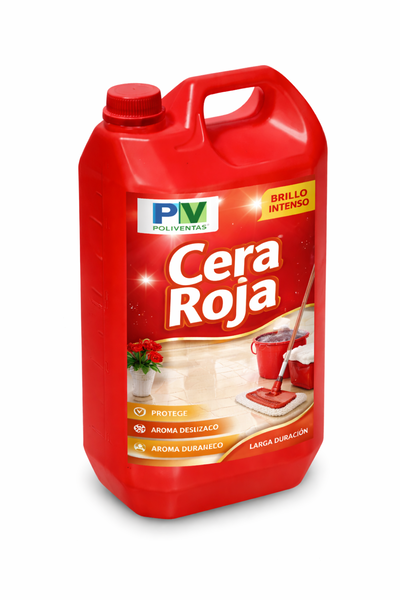 CERA PARA PISO ROJA BASE 1+3