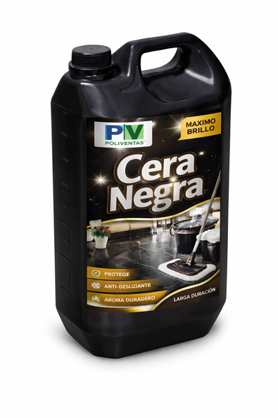 CERA PARA PISO NEGRA BASE 1+3
