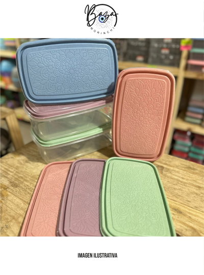 HERMETICO RECTANGULAR MANDALA LINEA ITALIA 3 L BH