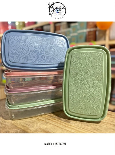 HERMETICO RECTANGULAR MANDALA LINEA ITALIA 2 L BH