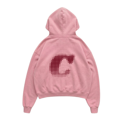 ZIP HOODIE BOXY FIT ROSA