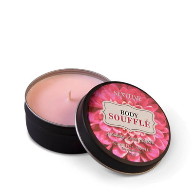 vela para masajes Body Souffle Strawberries 30gr sexitive