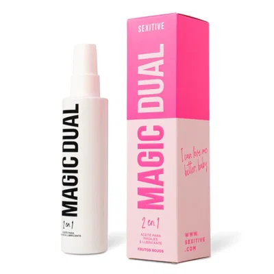 Aceite para masajes y lubricante 2 en 1 – Frutos Rojos