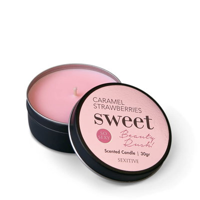 VELA PARA MASAJES ACEITE CORPORAL Sweet Beauty Rush – – 30 gr