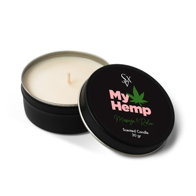 VELA PARA MASAJES My Hemp con CBD 30grs- ACEITE CORPORAL