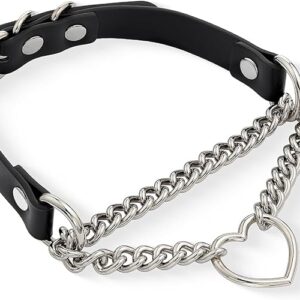 Collar ahorque corazon Choker Big Heart negro