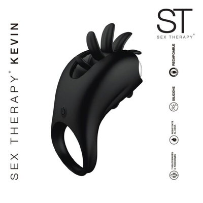 Anillo vibrador Kevin recargable , rotador, movimiento, usb