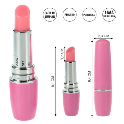 bala vibradora labial Andromeda rosa