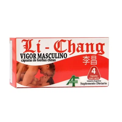 Li-Chang ENERGIZANTE Vigor Masculino POTECIADOR x 4