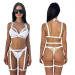 Set conjunto + portaligas en elastico