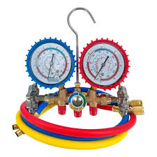 Manifold comun R12/R22 con mangueras