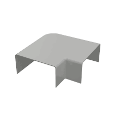 Curva Plana 100 x 50mm Blanco Cabrera AC211/2