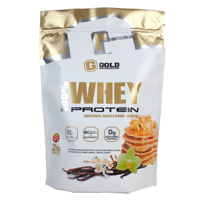 PROTEÍNA 100% GOLD NUTRITION x910g