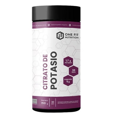 CITRATO DE POTASIO ONE FIT x150g 