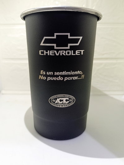 Vaso Aluminio 600ml Chevrolet TC