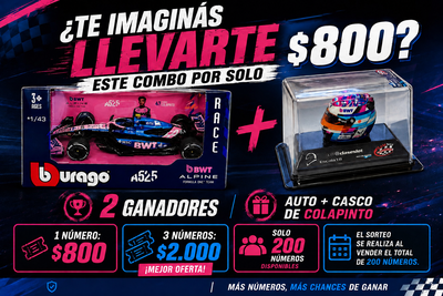 Sorteo combo Colapinto