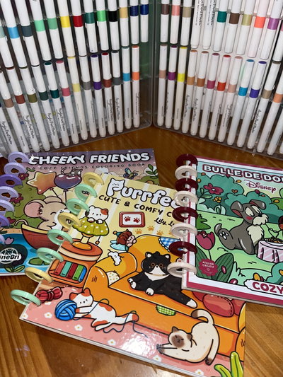 Libros de colorear con discos inteligentes